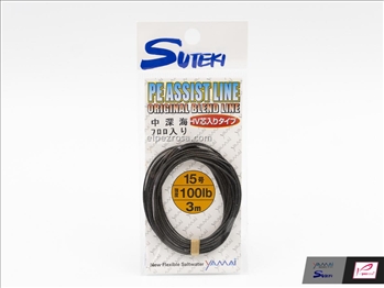 Yamai PE Assist Line Black HV Core 100LB (3M)